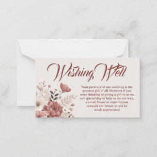 Soft rose Dustal carte de bien d'attente Floral