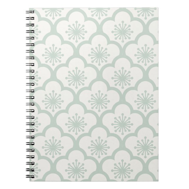 Soft Sakura Muted Sage - Neutral Notizblock (Vorderseite)
