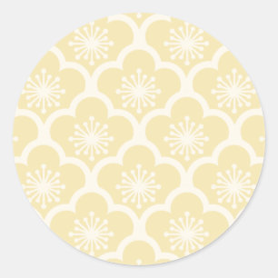 Soft Sakura Neutral - Buttercreme Runder Aufkleber