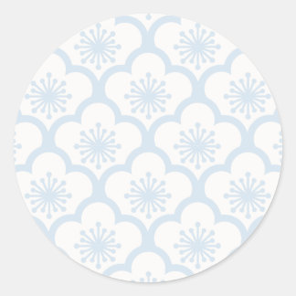 Soft Sakura Puderblau - Neutral Runder Aufkleber
