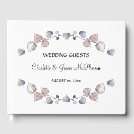 Soft Scottish Heather - Wedding Hearts Gästebuch