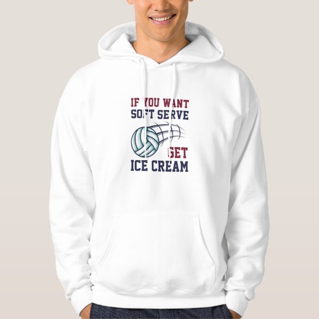 Soft Serve Ice Cream Hoodie (Vorderseite)