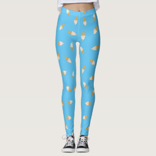 Soft Serve Ice Creme Cone Leggings