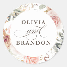 Soft Shades Floral Elegante Hochzeit