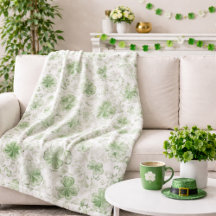 Soft Shamrock Whispers in Sage Green