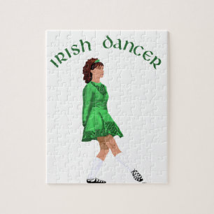 Soft Shoe Irish Dancer in Green