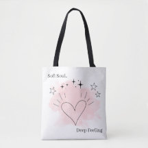 Soft Soul Deep Feeling Personalized Tote Bag
