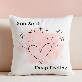 Soft Soul Kissen – Anpassbarer Text
