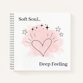 Soft Soul Personalized Notebook Notizbuch