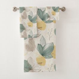 Soft Spring Botanical Towel Badhandtuch Set