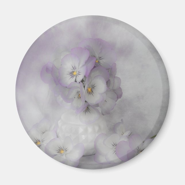 Soft Stiefmütterchen Magnet (Vorne)