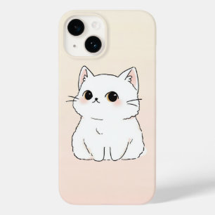 Soft & Stylish Cat Lover's iPhone 14 Case