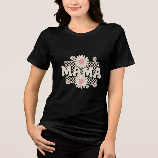 Soft & Stylish für Mamas Tri-Blend Shirt (Vorderseite)