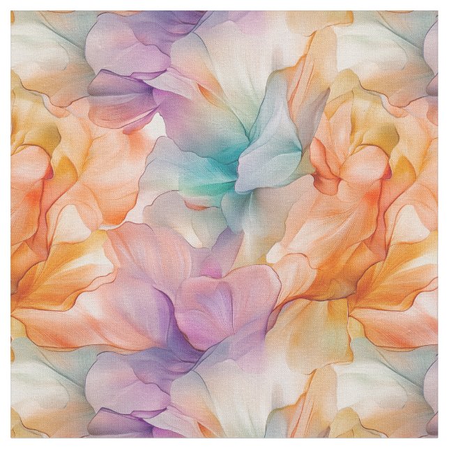 Soft Summer Petals Fabric Stoff (Nahaufnahme)