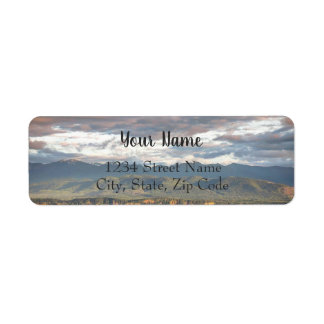 Soft Sunset Address Labels