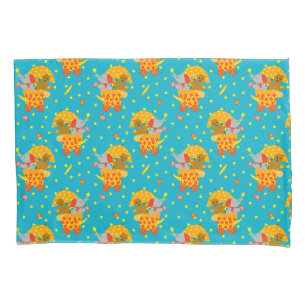 Soft Toys Flying in Starry Sky Kissenbezug