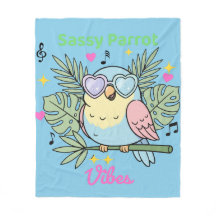 Soft Tropical "Sassy Parrot Vibes" Herzsonne