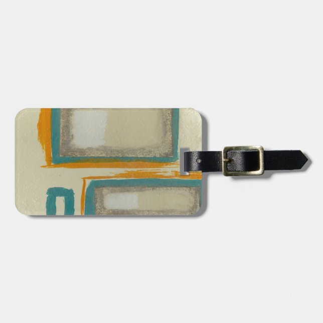 Soft und Bold Rothko Inspiriert Abstrakt Gepäckanhänger (Vorderseite horizontal)