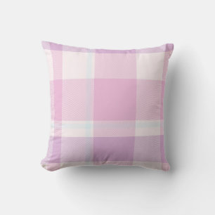 Soft- und Elegat-Pastellfarben Kariertes Muster Kissen