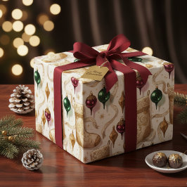 Soft Velvet Heirloom Christmas Stockings Geschenkpapier