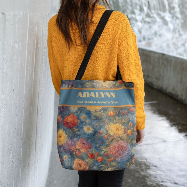 Soft Watercolor Abschluss Geschenke für Großtochte Tasche (Soft Watercolor Graduation Gifts for Granddaughter)