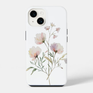 Soft Watercolor Floral iPhone Case iPhone 14 Hülle