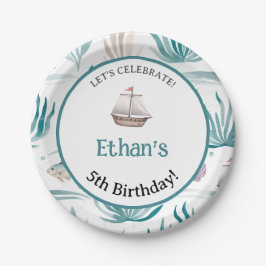 Soft Watercolor Ocean Scene Pappteller