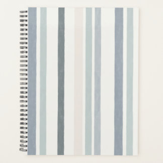 Soft Watercolour Vertical Stripe Pattern in Blue