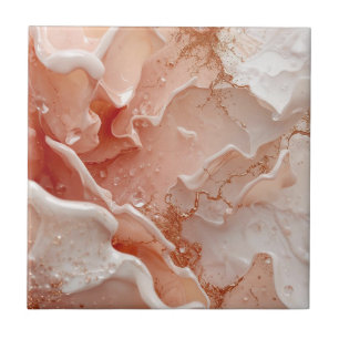 Soft Waves & Golden Lines Fliese