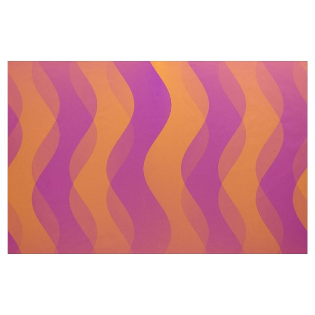 Soft Waves orange magenta + Ihre Ideen Stoff (Yard (91,4 cm))