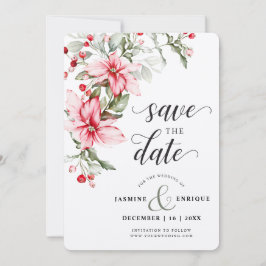 Soft Winter Berry Christmas | FOTO Save The Date