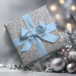 Soft Winter Blue Solid 3,5 Zoll Satinband