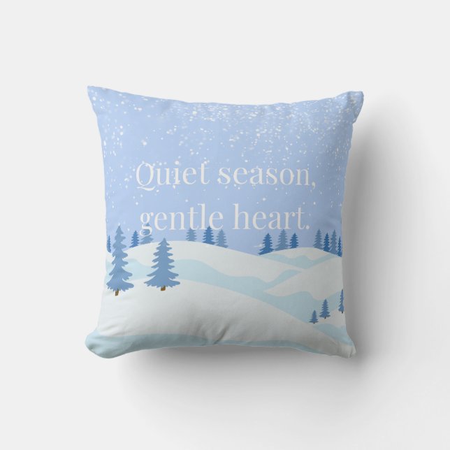 Soft Winter Collection — Calm, Cozy & Timeless Kissen (Vorderseite)