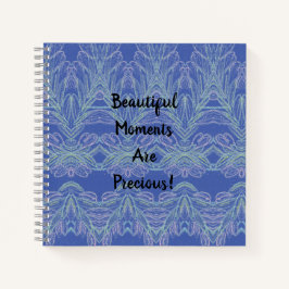 Soft Wirbel Blue Beautiful Moments Notebook Notizbuch
