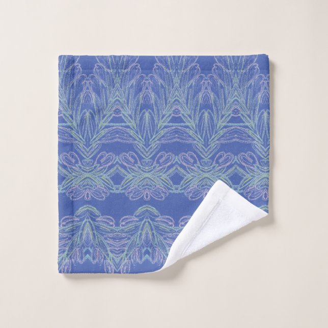 Soft Wirbel Blue Waschlappen (Waschlappen)