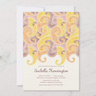 Soft Wirbel Kinderdusche Einladung