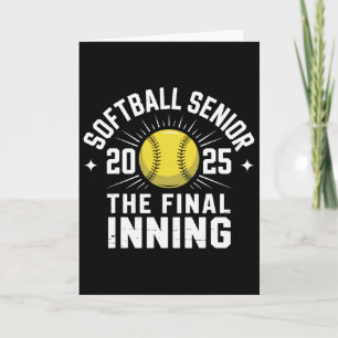Softball-Abschiedsabend Abschlussklasse 2025 Abitu Karte