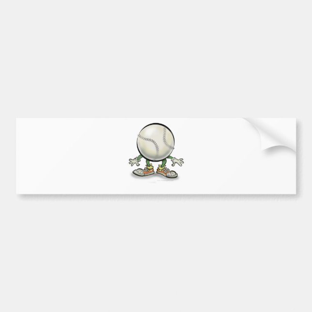 Softball Autoaufkleber (Vorne)