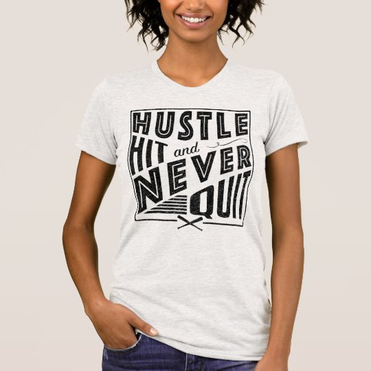 Softball-Baseball-Gedränge-Schlag mit hinterem T-Shirt