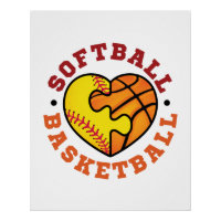 Softball-Basketballherz
