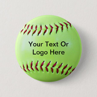Softball-beschaffenmagnet, Schlüsselanhänger, Button
