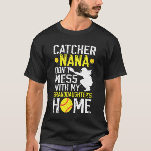Softball Catcher Nana Lustige Nana von einer Softb T-Shirt