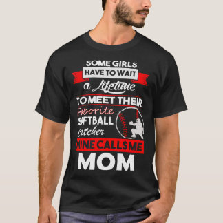 Softball Catcher Softball Catcher Mine nennt mich T-Shirt