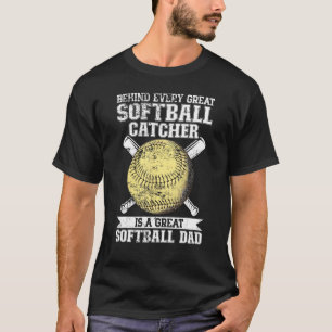 Softball Catcher Vater Pitcher Fastpitch Trainer V T-Shirt