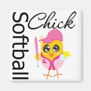 Softball Chick Magnet