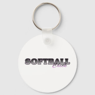 Softball Chick Schlüsselanhänger