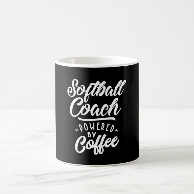 Softball Coach Job Title-Geschenk Kaffeetasse (Mittel)