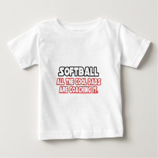 Softball.. Coole Väter Baby T-shirt