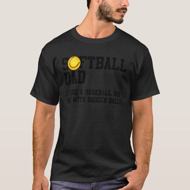 Softball Dad Definition   T-Shirt (Vorderseite)