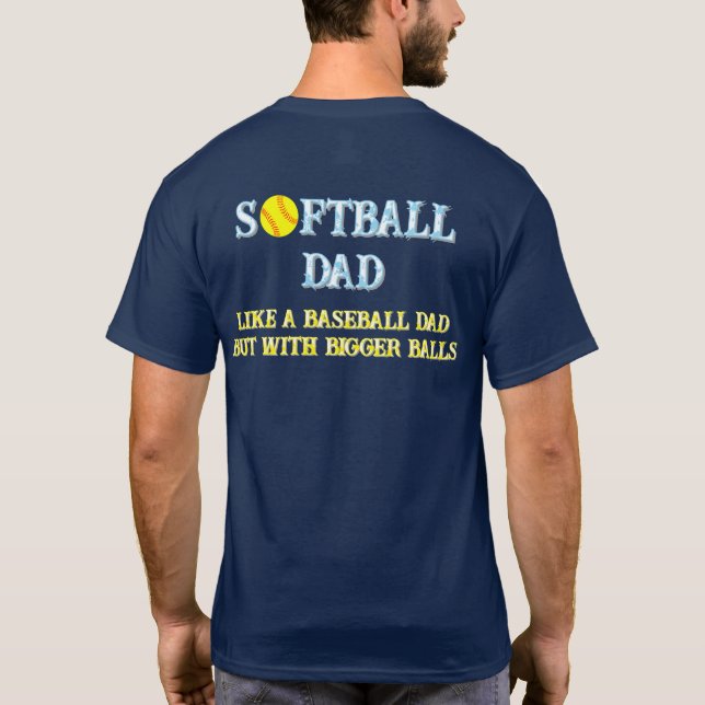 Softball Dad Shirt (Rückseite)